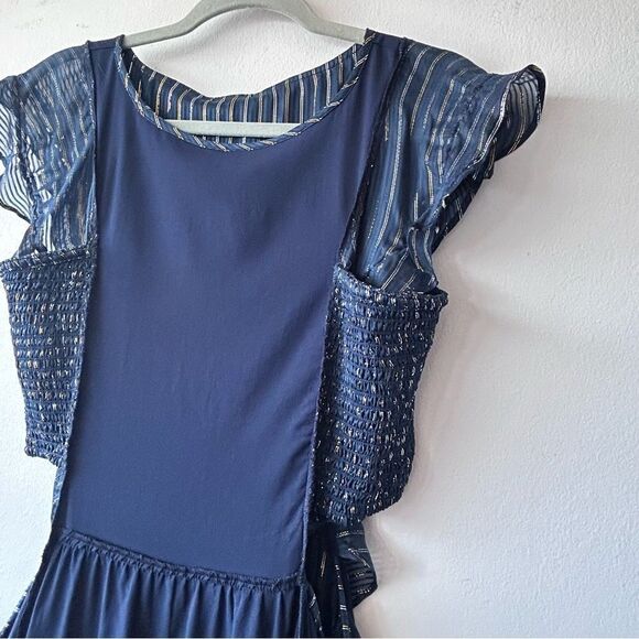 Misa Los Angeles Jayd Dress in Navy - Picture 13 of 15